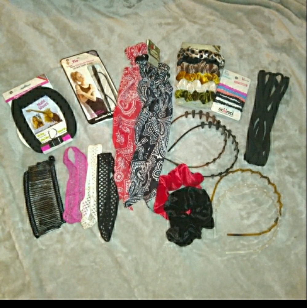 27pc hair accessories lot
